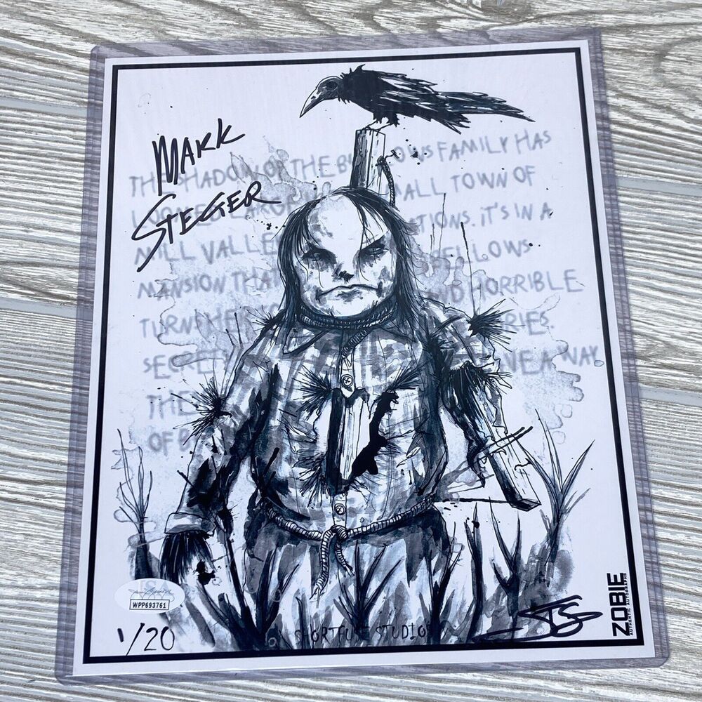 Mark Steiger Signed 8x10 Photo Year Of The Wolf Autograph JSA COA Shortfuse 1/20